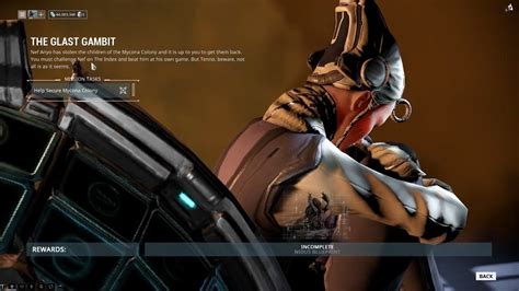 Extremely repetitive and a waste of credits. . Warframe the glast gambit